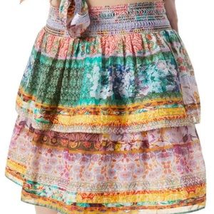 Alice + Olivia Multicolor Floral Skirt